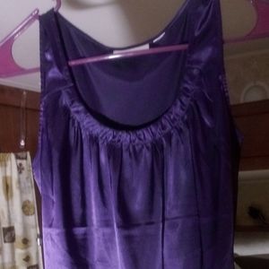 Chicos purple silk blouse